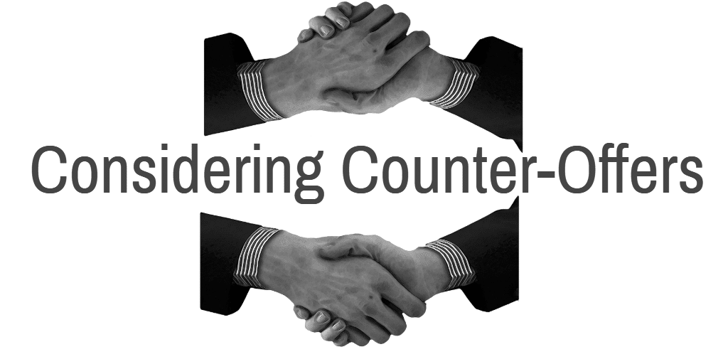 How to deal with a counter-offer