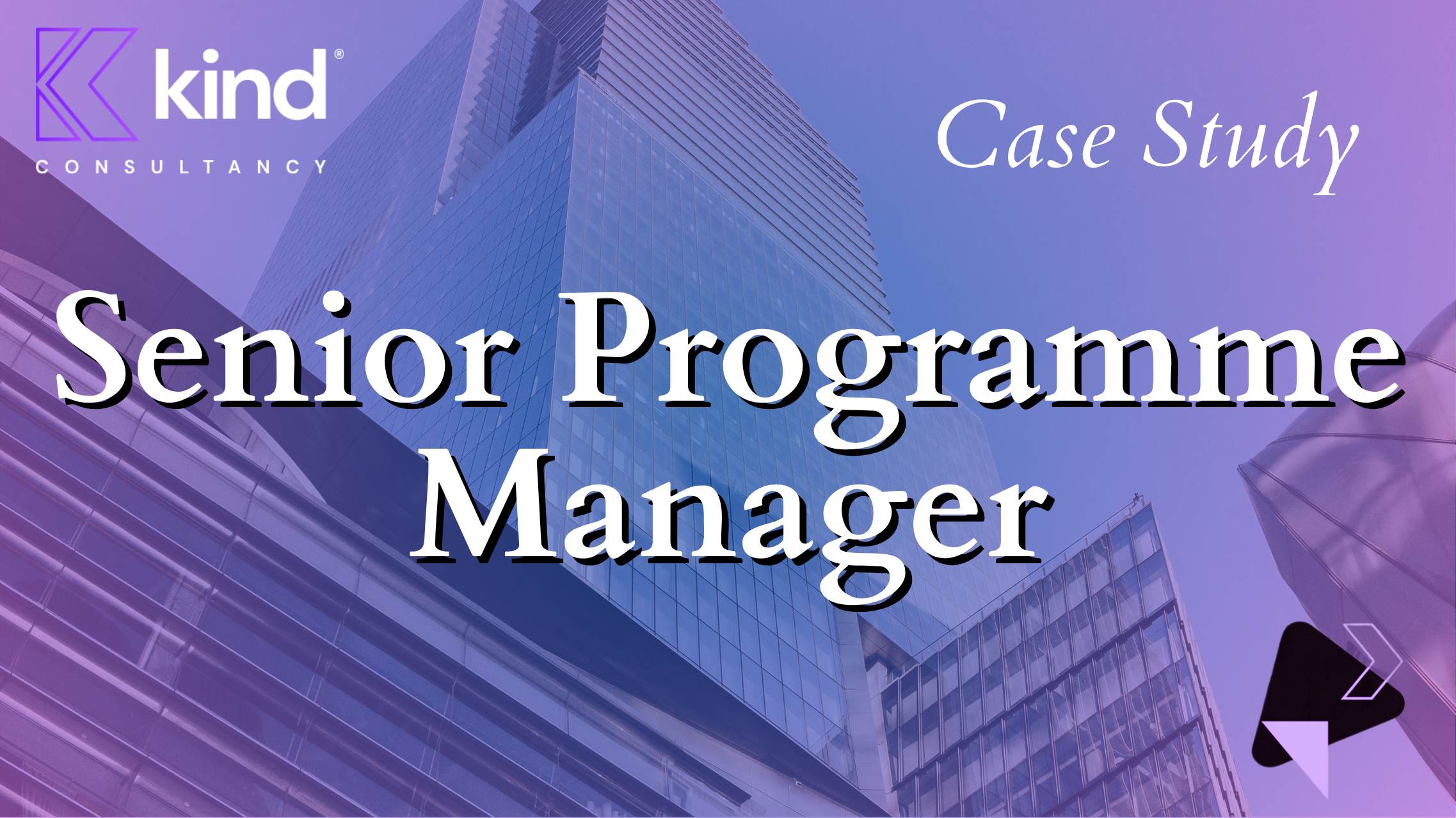 Header image for a Case Study on a Senior Programme Manager recruitment project